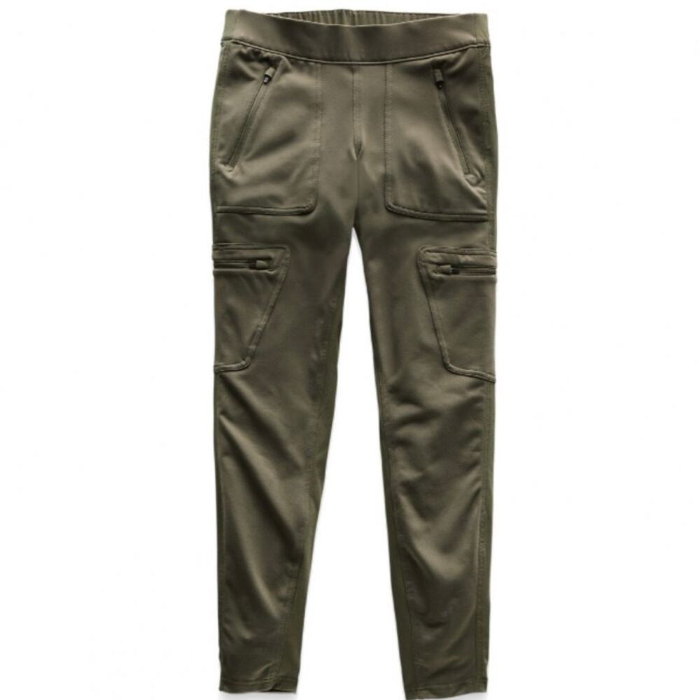 The North Face Women's Utility Hybrid Hiker Tights Size M Green Cargo